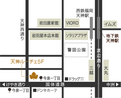 古賀文敏ウィメンズクリニックのマップ